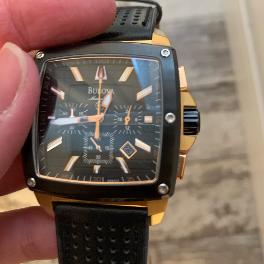 Watch Bulova rose gold